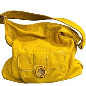 Michael Kors Sunlit Yellow leather Shoulder Bag